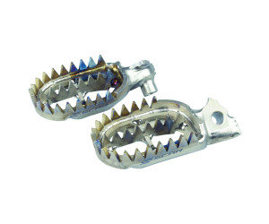 SCAR Titanium Footpegs Gripper Yamaha