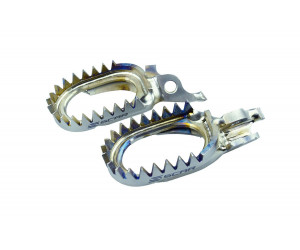 SCAR Titanium Footpegs Anti-Mud Kawasaki