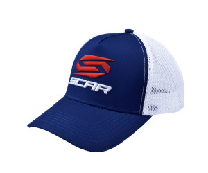 Gorra Trucker Azul Marine/Blanco SCAR