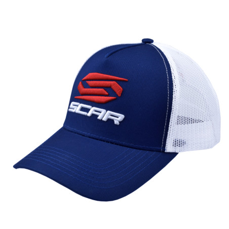 Gorra Trucker Azul Marine/Blanco SCAR