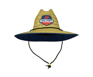 Chapeau de Paille Marron/Bleu Marine SCAR