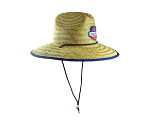 Chapeau de Paille Marron/Bleu Marine SCAR