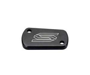 Tapa Bomba Freno Trasero Aluminio SCAR kawasaki suzuki Negro