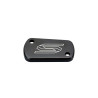 Tapa Bomba Freno Trasero Aluminio SCAR kawasaki suzuki Negro